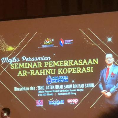 Seminar Pemerkasaan Ar Rahnu Koperasi